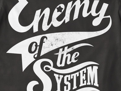 T Shirt Design 1447 enemy state t shirt design type typography vector design vector template