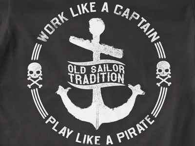 T Shirt Design 1450 anchor pirate quote sailor t shirt template t shit design typography