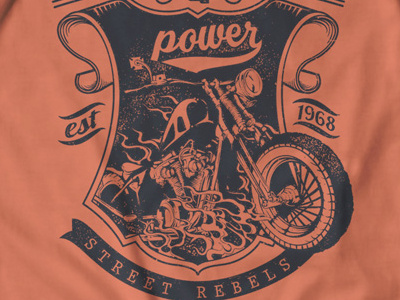 T Shirt Design 1474 bike biker biker print biker tshirt force horsepower motorcycle power rebel speed street