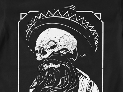T Shirt Design 1481 beard digger goal mexican skeleton skull sombrero t shirt print