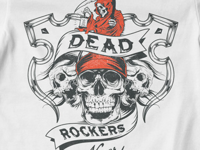 T Shirt Design 1492 biker t shirt print death die grim reaper rocker print skull skullian t shirt design