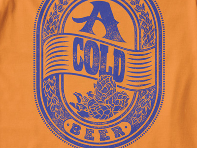 T Shirt Design 1493 beer beer label beer tag malt typography typography design typography print