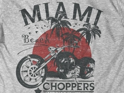 T Shirt Design 814 apparel artwork beach bike chopper fashion graphic design miami palm prints sun t shirt art t shirt design t shirt illustration t shirt mockup t shirt print t shirt vector print tshirt factory vector vector art wear