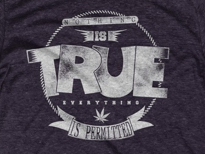 T Shirt Design 1110 apparel illustration marijuana nothing permitted print t shirt t shirt design true typography vector vector graphics