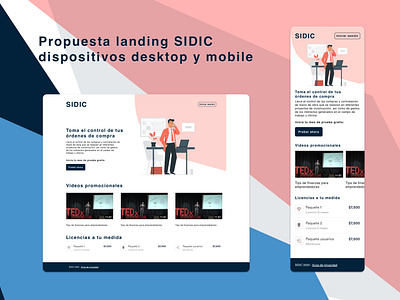 Landing page