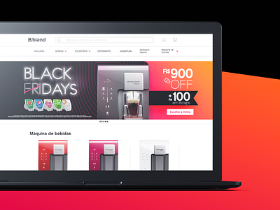 Brastemp - B.blend | Black Friday's Banner advertising advertising design banner ad black friday brastemp campaign design ecommerce graphic design mockup nespresso retail