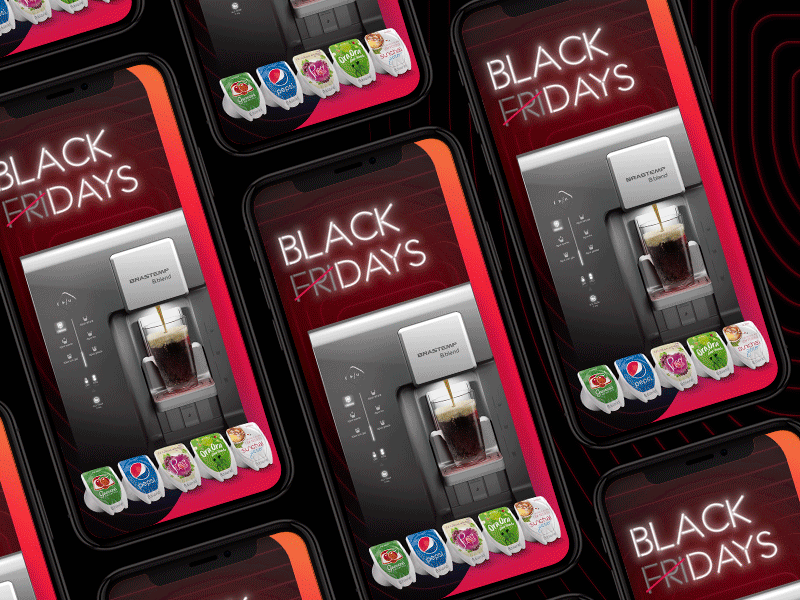 Brastemp - B.blend | Black Friday's Instagram Storie ad advertising advertising design black friday brastemp campaign design ecommerce graphic design instagram instagram stories mockup nespresso retail stories