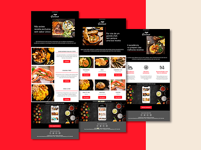 iFood | Emails iFood Gourmet advertising advertising campaign advertising design campaign campanha design digital email marketing food food app food delivery google ads google adwords gourmet graphic design media media kit performance social media