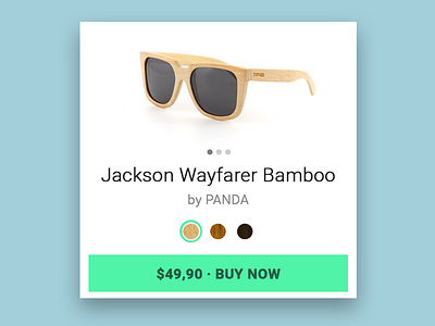 Daily UI - E-Commerce Shop (Single Item) buy contest design ecommerce flat flat design product sunglasses ui ux