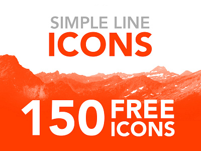 Simple Line Icons FOR FREE!