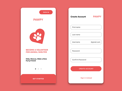 Daily UI Challenge Day 001 - Sign Up