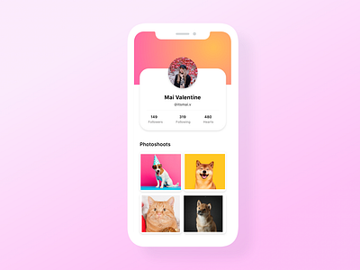 Daily UI Challenge Day 006- User Profile