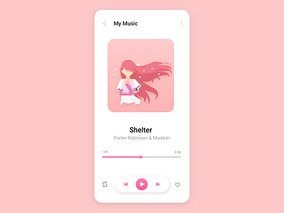 Daily UI Challenge Day 009- Music Player