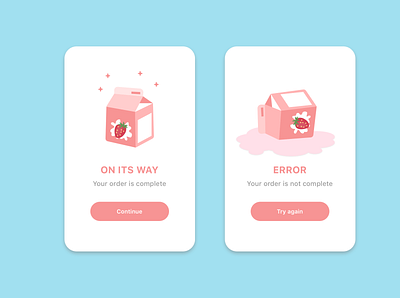 Daily UI Challenge Day 011- Flash Message dailyui design error message graphic graphicdesign message strawberry uidesign uiux uiuxdesign