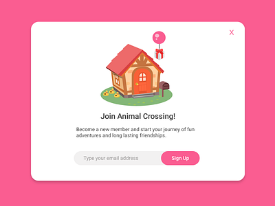 Daily UI Challenge Day 016- Pop-Up / Overlay