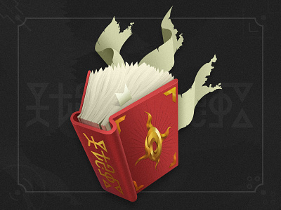 magical book book game illustration magic