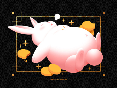 Mid-Autumn 2022 ill illustration mid autumn festival mooncake rabbit