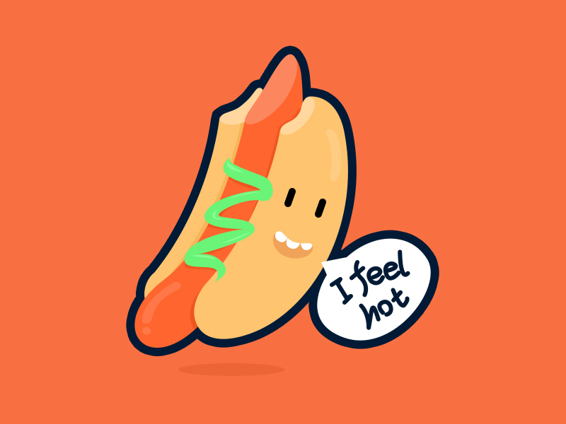 i-feel-hot-by-milo-miao-on-dribbble