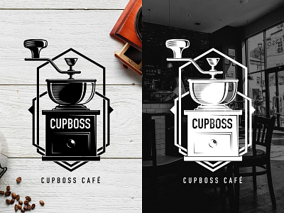 Coffee shop logo café coffee icon logo