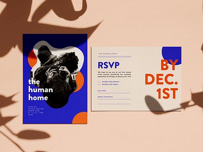 Brand Identity: The Human Home (3) branding color design graphic design print type typography