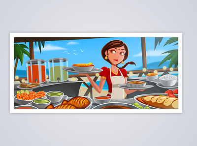 Illustration for Mobile Game cymplgames illustration marketing campaign mobilegames ui