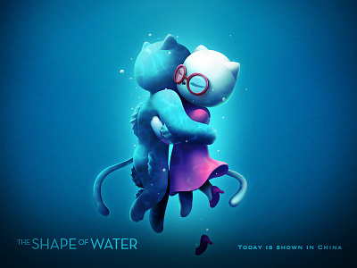 Pay tribute to The Shape of Water of shape the