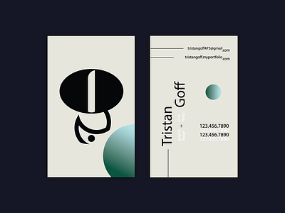 Personal Business Card: Scrapped Project branding design graphic design identity illustration lettering logo minimal type typography