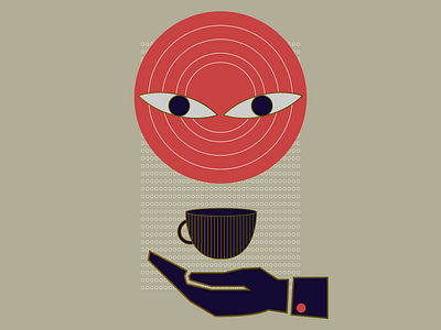 Hypnotic Coffee brand and identity branding coffee design graphic design icon identity illustration logo vector