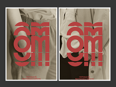 OM Editorials brand and identity branding design graphic design identity lettering minimal type typography web website