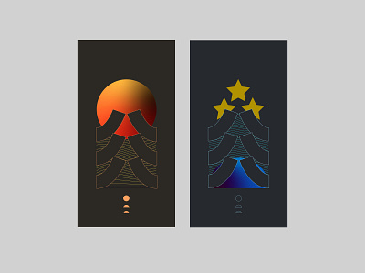 Night & Day app branding design icon illustration logo minimal ui ux