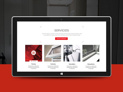 Mode - A Responsive Construction Service Site arquitecture branding building corporate design engineering furniture landing mobile remodeling responsive site tablet website