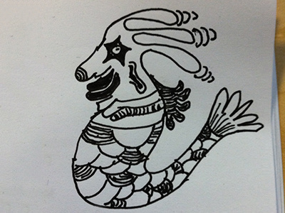 Doodle Monster creature doodle