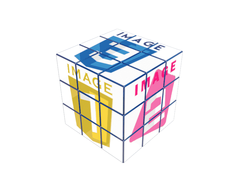 Image Cube - Web Ready - Photorealistic 3d model animated animation cartoon fiverr media novamation