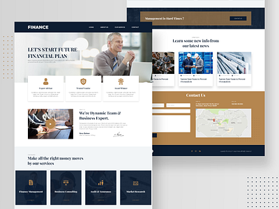 Finance Landing Page