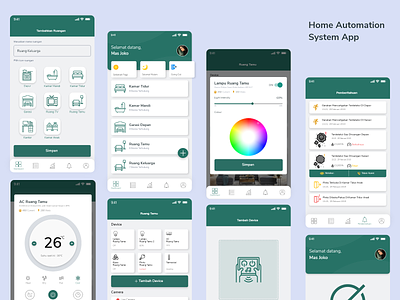 Home Automation System - App android app app application clean design design ios ios app iot mobile app mobile app design mobile apps mobile design mobile ui modern design smart smart home app smart house smarthome