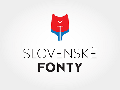 SK Fonts Logo v2 font fonts logo logotype pen slovakia typography