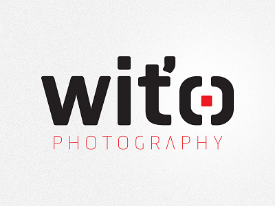 Wito Photography black focus logo photographer photography point red simple