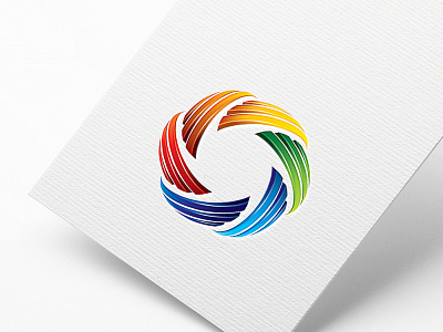 ProphetMatrix brand identity colorful logo modern vector