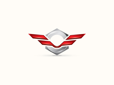 automotive auto bike engine logo logotype motor motorbike motorcycle power technic technology wings