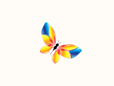 Butterfly butterfly design fashion fly graphic graphicdesign logo logodesign logodesigner logotype luxury rainbow