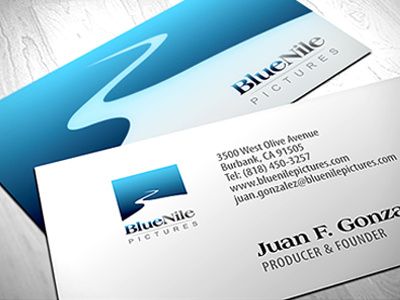 BlueNile businesscard brandidentity businesscard businessman director elite flyer founder leaflet media picture producer