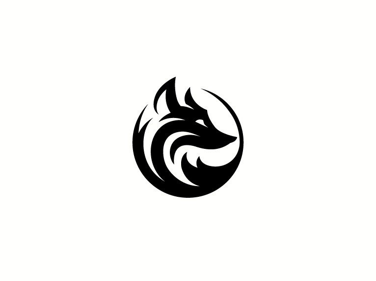 Black Fox by VladimirKVA on Dribbble