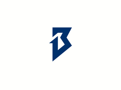 Berger Adjusters b identity letter logo mark symbol