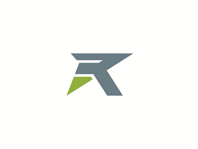 ReadUnit identity letter logo mark r symbol