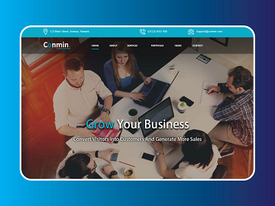 Corporate Business Site ui design ui ux design ux design web design website design