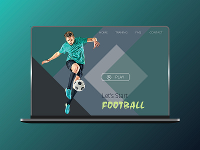 Football Club ui design ui ux design ux design web design website design