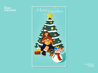 Merry Christmas🎄 illustration