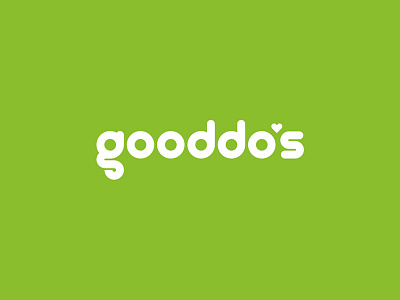 Gooddo's Logo custom custom font custom typeface do feelgood font good green logo love type typeface