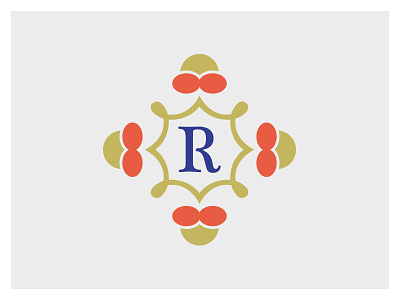 R Badge badge logo r r logo