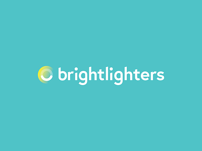 Brightlighters Logo blue branding bright facility happy identity innovation logo smile